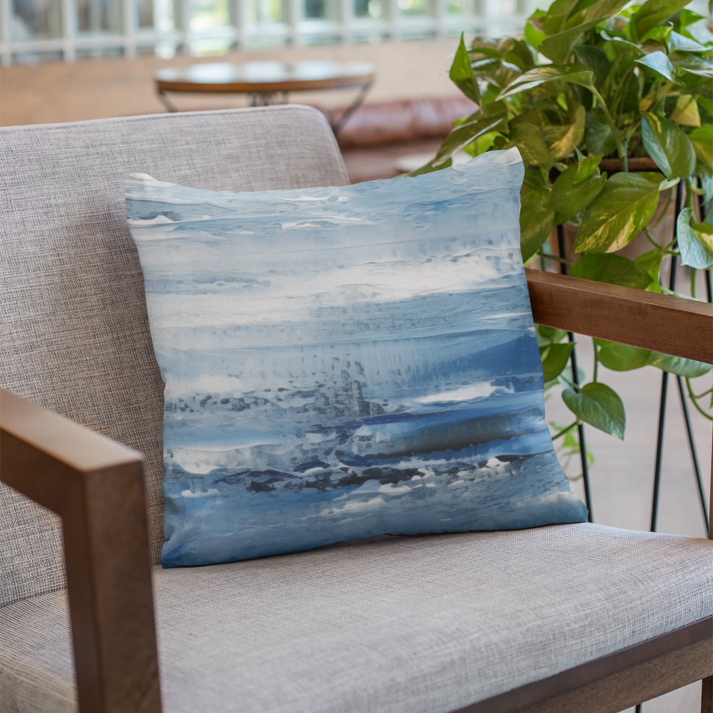 Tranquility Wave (right pillow Cover Only)