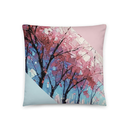 Cherry Blossoms (left pillow)