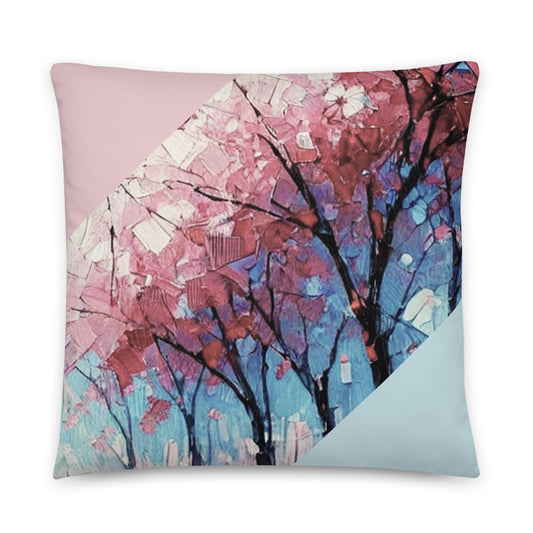 Cherry Blossoms (right pillow)